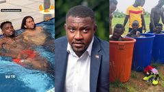 ‘We won the league with barrels’ – Dumelo claps back at Kotoko fan who tried to troll Hearts