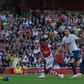 Bukayo Saka (centre)scored Arsenal's third goal against Tottenham