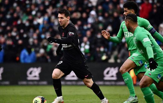 Lionel Messi set up three goals for PSG