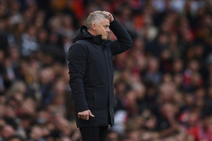 Manchester United manager Ole Gunnar Solskjaer is clinging to his job after a 5-0 thrashing at home to Liverpool