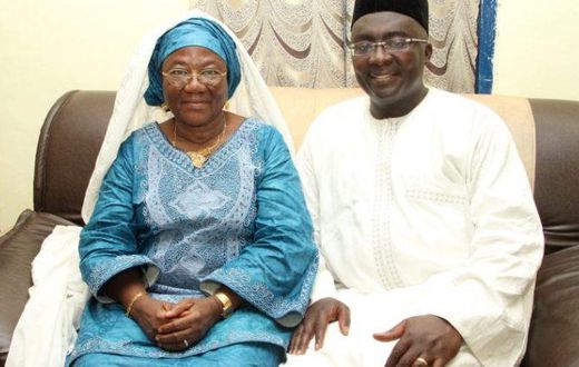 Hajia Mariama Bawumia and her son