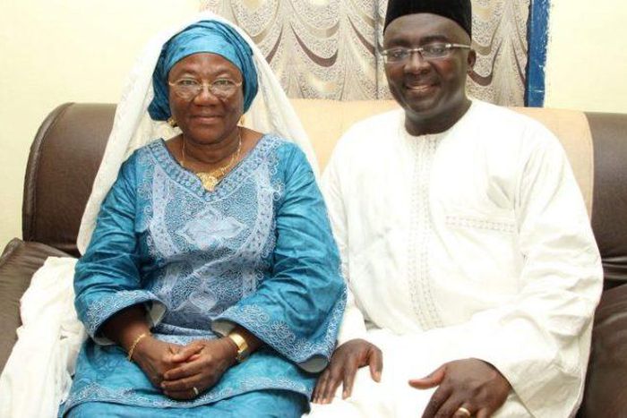 Hajia Mariama Bawumia and her son