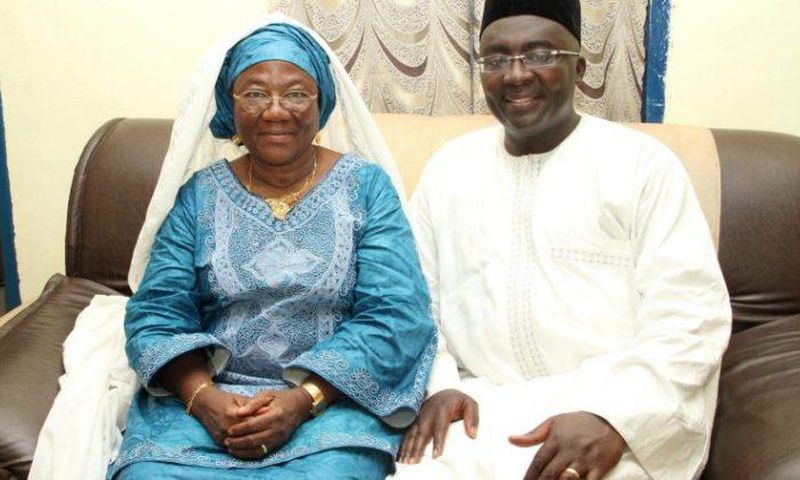 Hajia Mariama Bawumia and her son