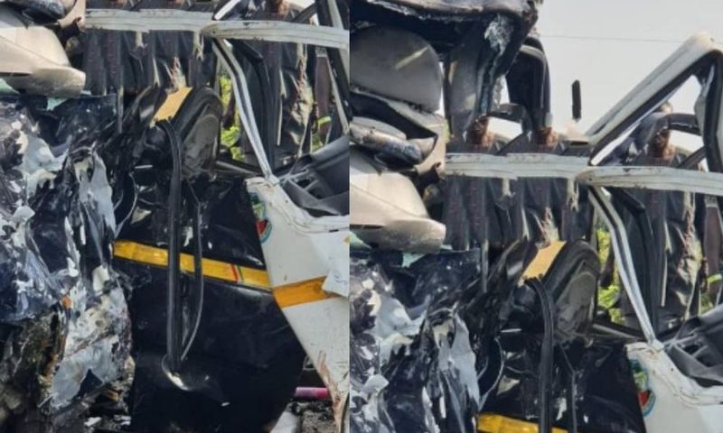 Accident at Sege kills 2 drivers and passenger on the spot, leaving 7 people injured
