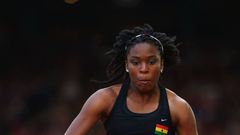 Nadia Eke competes for the Women’s triple jump event at Glasglow during day six of the 2014 Commonwealth Games, [Photo by: Ian Walton, Ghetty Images]