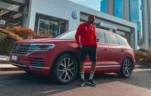 Kevin-Prince Boateng: Ex-Ghana star unveils brand new Volkswagen Touareg