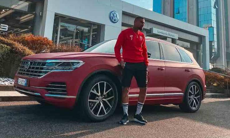 Kevin-Prince Boateng: Ex-Ghana star unveils brand new Volkswagen Touareg