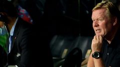 Ronald Koeman is under pressure as Barcelona face Granada in La Liga on Monday.