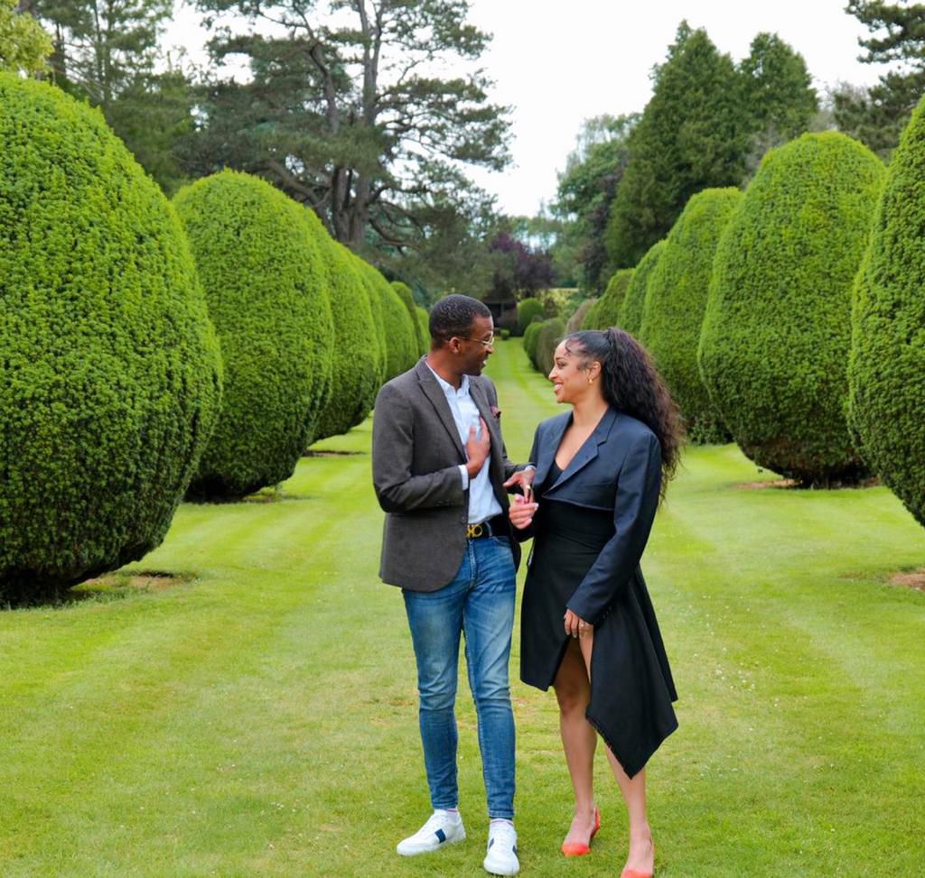 Stephanie Benson's daughter with her fiance