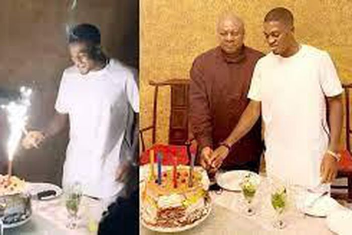How Former President Mahama celebrated his footballer son, Sharaf's birthday with a lavish party
