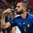 Leonardo Bonucci celebrates after scoring Italy's equaliser