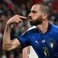 Leonardo Bonucci celebrates after scoring Italy's equaliser