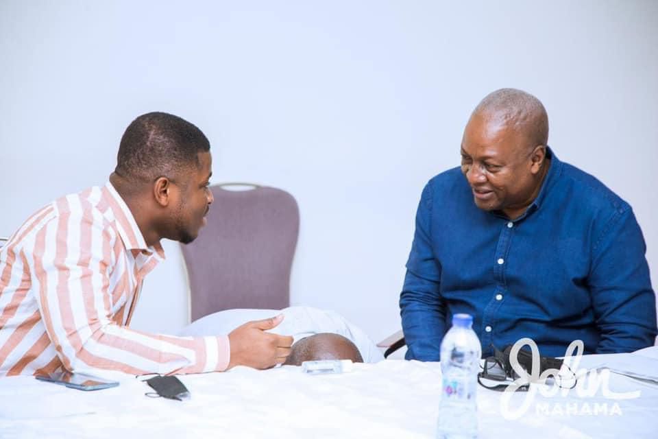 Sammy Gyamfi and John Mahama
