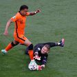 Borussia Dortmund are reportedly chasing Netherlands forward Donyell Malen (L)