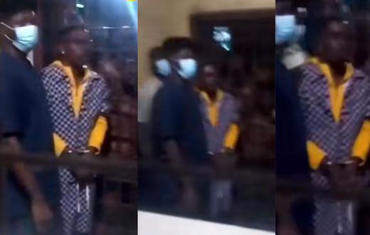 Shatta Wale in cell