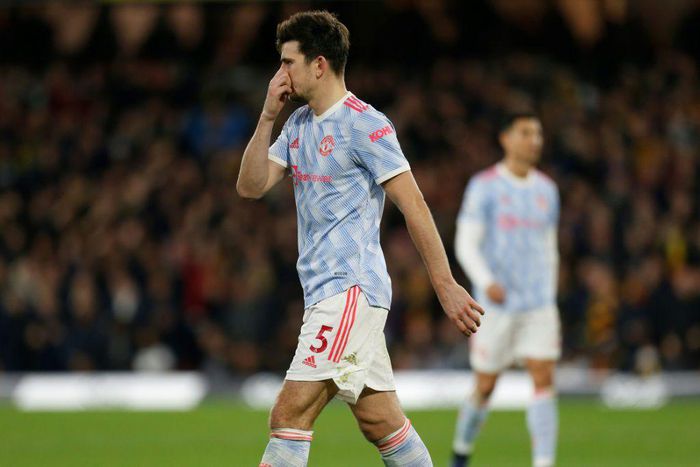 Manchester United captain Harry Maguire was sent off in his side's 4-1 defeat against Watford