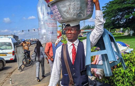 Hawker in Accra