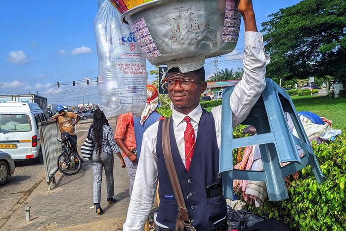 Hawker in Accra
