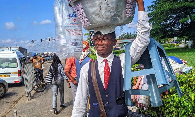 Hawker in Accra