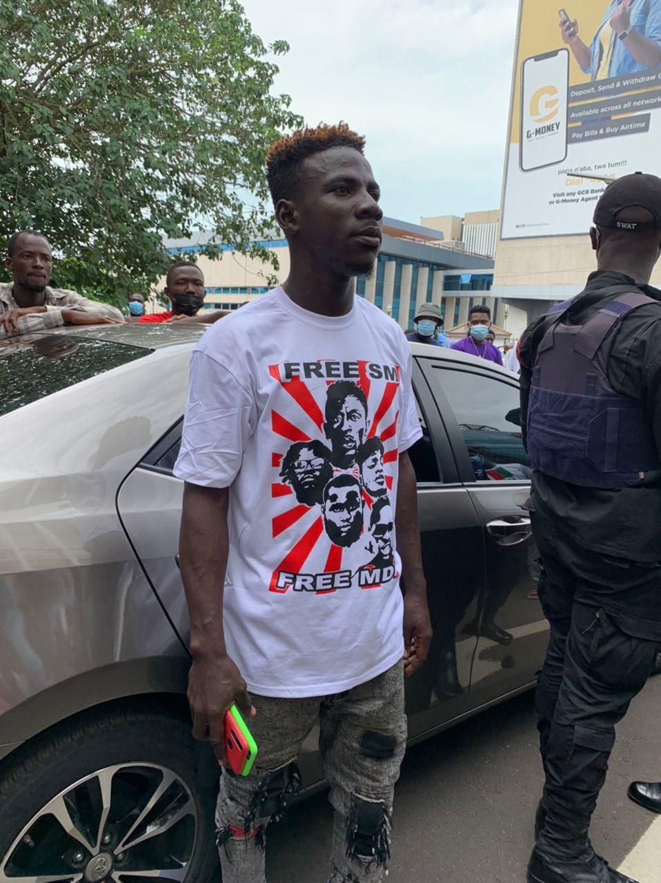 All the photos from Shatta Wale, Medikal court hearing today