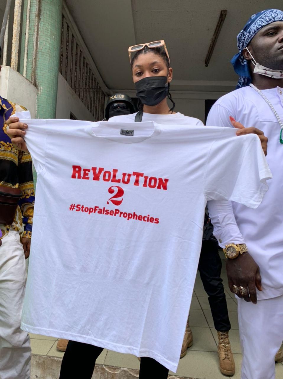 All the photos from Shatta Wale, Medikal court hearing today