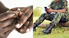 Female soldier arrested for accepting marriage proposal while on duty