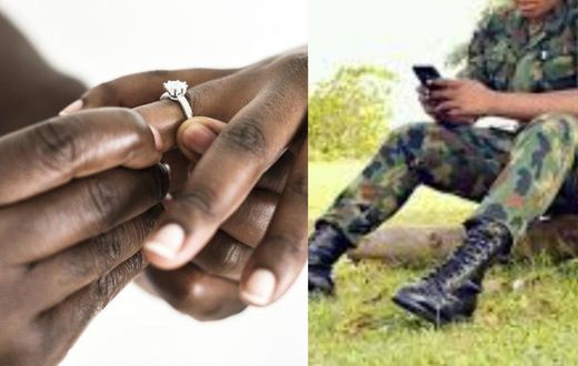 Female soldier arrested for accepting marriage proposal while on duty