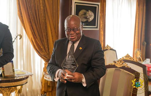 Nana Addo receives 'Lifetime Achievement Award'