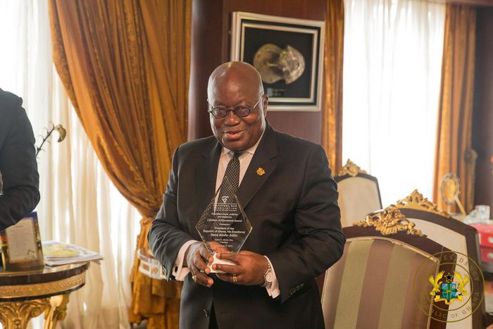 Nana Addo receives 'Lifetime Achievement Award'