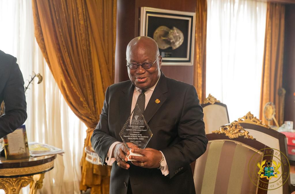 Nana Addo receives 'Lifetime Achievement Award'