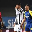 Giovanni Simeone (R) has scored six goals in his past two starts for Verona