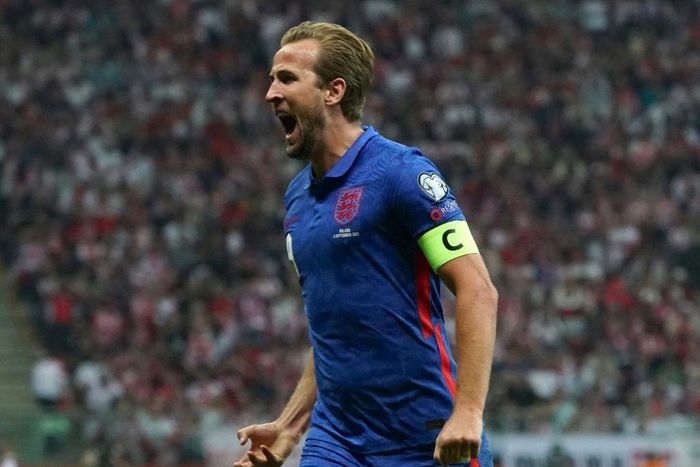 England captain Harry Kane opened the scoring against Poland