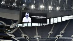A tribute to Jimmy Greaves, who has died aged 81, at former club Tottenham