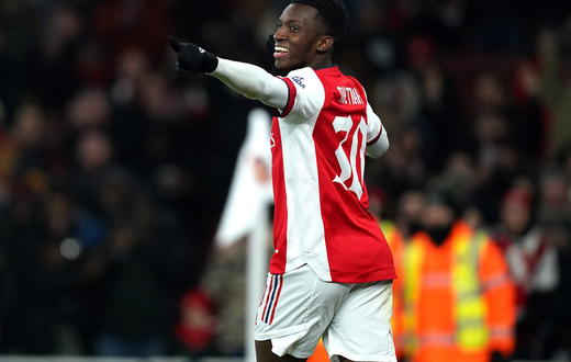 Eddie Nketiah bags hat-trick as Arsenal reach semi-finals of Carabao Cup