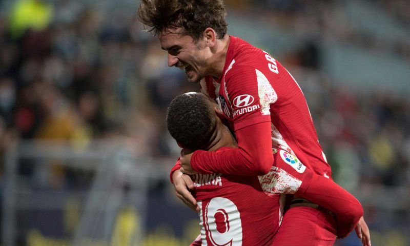 Matheus Cunha (L) and Antoine Griezmann (R) were both on the scoresheet for Atletico