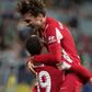 Matheus Cunha (L) and Antoine Griezmann (R) were both on the scoresheet for Atletico