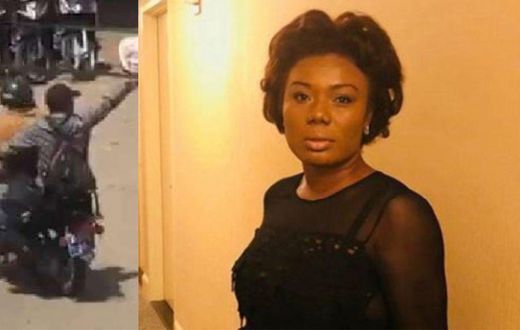 Armed robbers attacked Bridget Otoo's shop