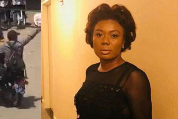 Armed robbers attacked Bridget Otoo's shop