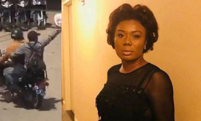 Armed robbers attacked Bridget Otoo's shop