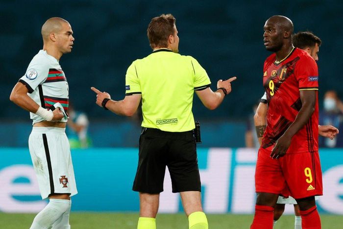 Felix Brych took charge of the last-16 tie between Belgium and Portugal