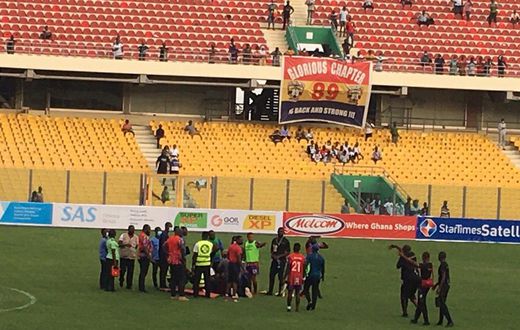 Hearts of Oak defender Mohammed Alhassan discharged from hospital after on-pitch collapse