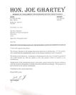 MP Joe Ghartey's letter