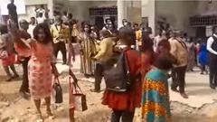 Angry protest at Assemblies of God church against the sacking of 7 members (video)