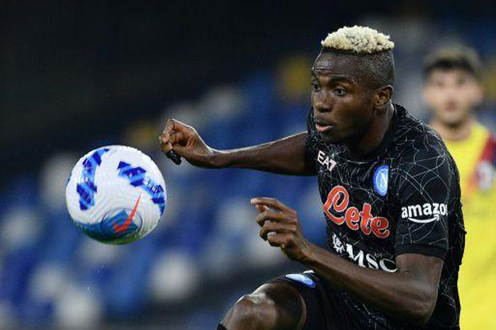 Osimhen has scored nine goals in all competitions for Napoli this season