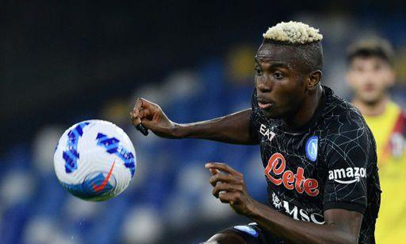 Osimhen has scored nine goals in all competitions for Napoli this season