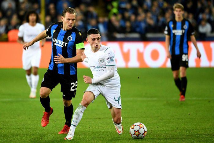 Phil Foden excelled against Club Brugge playing as a false number nine