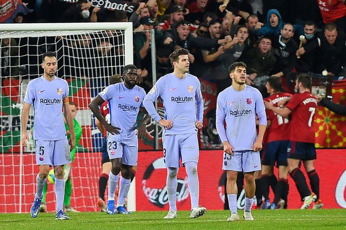 Barcelona were denied a much-needed win against Osasuna in La Liga