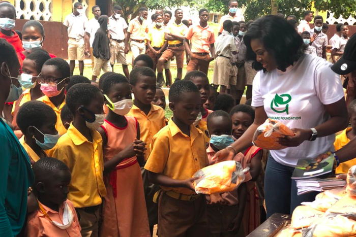 Beauty queen Rebecca Asamoah to give school uniforms, stationary, others to Akuapem M/A Basic School