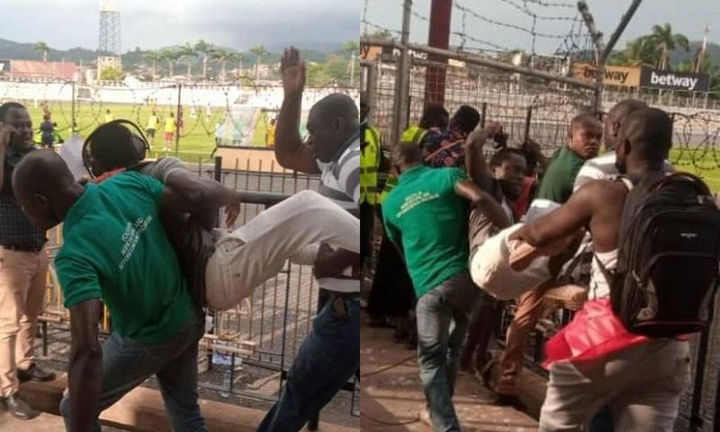 Photos: Journalist thrown out of Len Clay stadium for describing Kotoko’s penalty as ‘dubious’