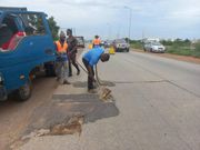Highway Authority fixing Accra-Tema motorway